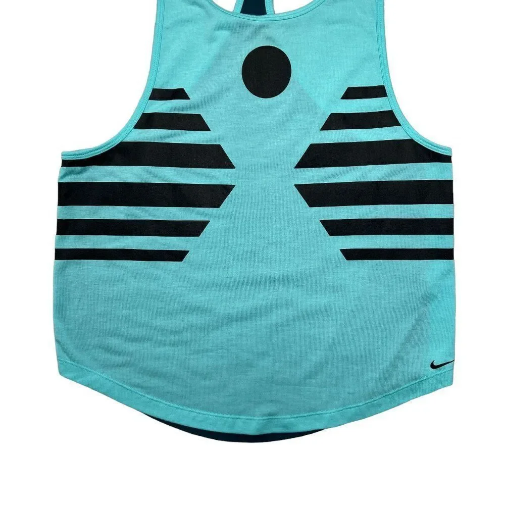 Nike Dri-Fit Tank Shirt Women's Size‎ Small Turquoise Athletic Tank Top